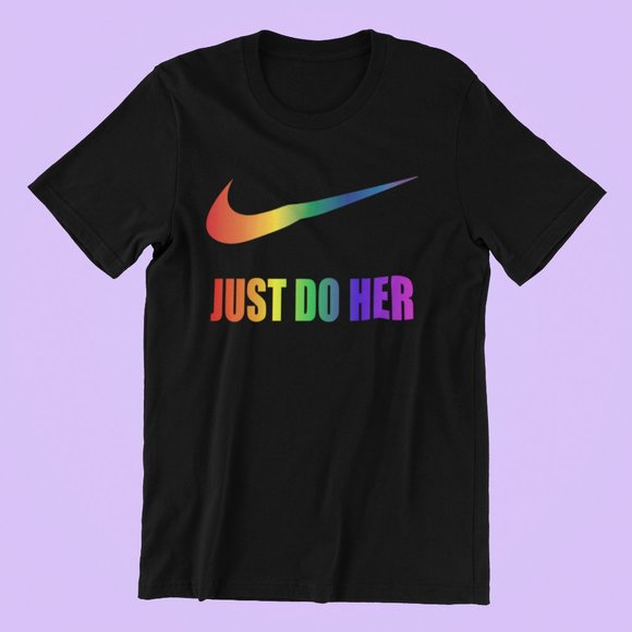 nike rainbow crop top